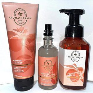 Bath & Body Works Aromatherapy Orange Ginger Energy Gift Set Bundle